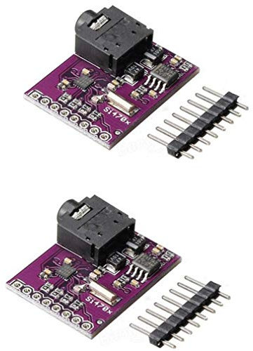HiLetgo 2pcs Si4703 RDS FM Radio Tuner Evaluation Breakout Board for Arduino AVR PIC ARM