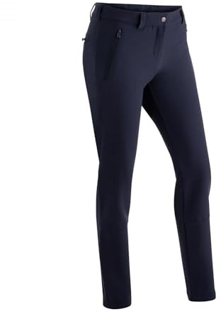 maier sports Helga Slim, Warme Damen Wanderhose, Wasserabweisende Outdoorhose für Trekking & Hiking, Enganliegender Schnitt, PFC-frei, mSTRETCH pro 2 & Dryprotec-Technologie