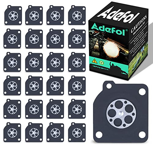 Adefol A015006 Vergaser Dosiermembran 25 Stk Ersatzteile für ZAMA C1-M2B C1S-E1 C1S-E2 C1S-H4A C1S-H4B C1S-H4C C1S-H8 C1S-H8A C1S-K1D C1S-S3 Gartengeräte