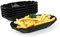 Bol à frites en porcelaine, 20 cm, aspect carton, noir