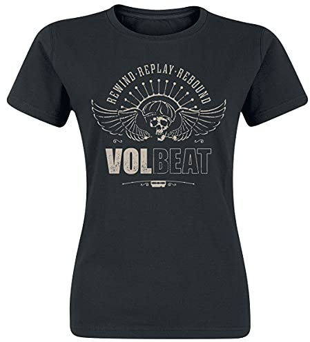 Volbeat Skullwing - Rewind, Replay, Rebound Frauen T-Shirt schwarz XXL