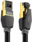 Tesmax Cat 8 Netzwerkkabel 10.5m, 26AWG 40Gbps 2000Mhz Ultrahochgeschwindigkeit Ethernet Kabel Cat8 LAN Kabel S/FTP POE Gigabit RJ45 Vergoldeter Patchkabel, wetterfest für Gaming/Router/Modem/PC