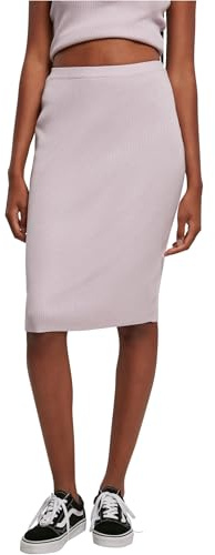 Urban Classics Damen Ladies Rib Knit Midi Skirt
