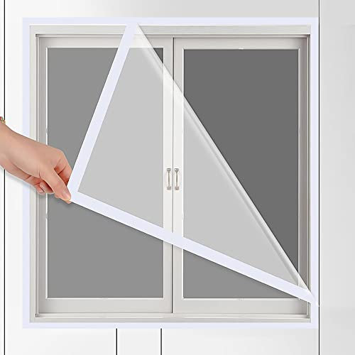 Frunimall Lámina térmica para Ventanas contra el frío, Aislamiento de Ventanas de PVC, Aislamiento de Ventanas, lámina Protectora contra el frío, lámina Aislante Transparente(200 x 300 cm)