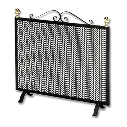 Protector de Forja Liso para Chimenea y Estufas de Leña. Producto Artesanal Fabricado en España. Ideal para el Hogar.