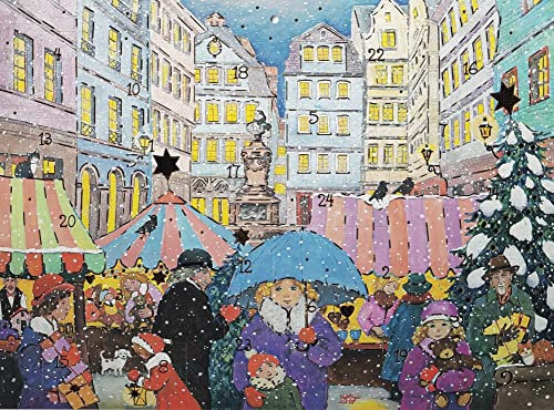 Nostalgischer A4 Adventskalender Frankfurt/Main