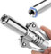 Akeoil 2 Pieces of 90 Degree Butter Gun Nozzle, Grease Fitting, Grease Nozzle Fitting, Compatible with All Grease Guns, Suitable for Automobiles, Industrial Machinery and Equipment Farms, Etc