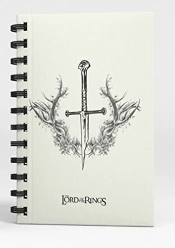 Lord Ot The Rings Narsil Spiralbuch beige