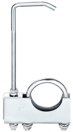 2 Universal Exhaust Clamp with Hook for Car and Truck Exhaust Pipe Hanger
