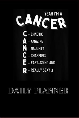 Personal Planner, 120 Page Undated: Cool Organizer For Daily, Weekly, Or Monthly Tasks, Great Gift For People That Where Born Under The Zodiac Sign Cancer.