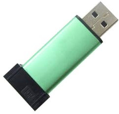 USBASP USBISP 51AVR SCM Download-Kabel USB ASP ISP Aluminium buntes Gehäuse Download rote und blaue Anzeigelampe Unterstützung Win7