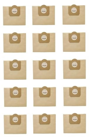 Sac à poussière 15 pièces Compatible avec aspirateur KARCHER WD3 Premium WD 3,300 M WD 3,200 WD3.500 P 6,959-130