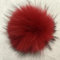 XIUPO Pelzbommel, natürlicher Bommel, handgefertigt, großer Haarball-Pompon mit Schnalle