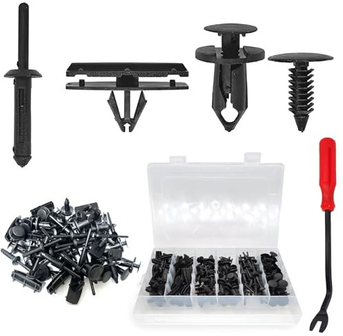 161 Stück Kotflügel-Clips für Jeep Wrangler JL JK & 2005–2010 Grand Cherokee, Halte-Pinnnadeln 6030441, Kunststoffnieten 6506007AA, Rocker Molding Clips 68039280AA, Grill-Stoßstangen-Reißzwecken