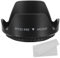 PATIKIL Paraluce Obiettivo Fotocamera 62mm Paraluce Fiore Panno per Pulizia per Bloccato Eccesso Luce Solare Ridurre Riflessi Riverbero Obiettivo Migliorare Fotografia Fotocamera