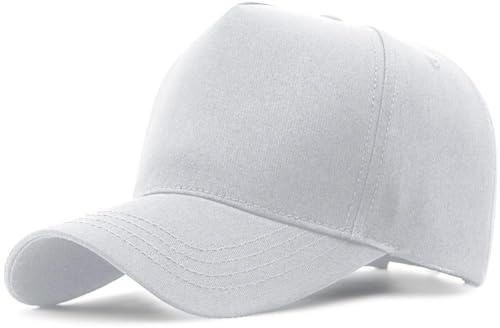 YAMEE Baseball Cap Herren Großer Kopf High Crown,Baseballkappe XXL Damen Baumwolle Wide Brim,Schirmmützen Herren Atmungsaktiven,Trucker Hats Verstellbare