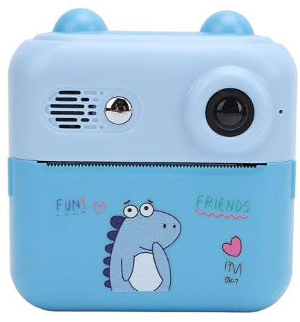 Sofortbildkamera, 50 MP, 1080P, 16-facher Digitalzoom, Digitale Videokameras, 2,4-Zoll-HD-IPS-Augenpflegebildschirm, 1000-mAh-Sofortdruckkamera für Reisen, (Blue)
