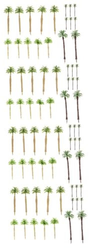 TOYANDONA 68pièces Miniature Palm Tree Models Accessoires De Paysage pour -Landscape Plantes Artificielles pour Table Décoration