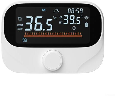 Thermostat de chaudière RF pour Tuya Smart sans fil Wifi programmable Thermostat d'ambiance pour chaudières à gaz et eau (WiTH3)