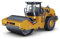 fisca 1/50 Die-Cast Bagger Metallfahrzeug,Realistisch Baustelle Baustellenfahrzeuge Klein,Hochwertiges Bulldozer-Spielzeug für Kinder und Erwachsene(Road Roller)