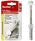 Fischer WB 2 INOX Tasselli per Water WC e Bidet a Pavimento con Foro Verticale, 2 Pezzi, Vite in Acciaio Inox AISI 430 e Dado Nichelato