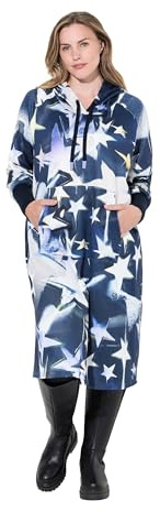 Laurasøn Damen Midikleid Marine XL