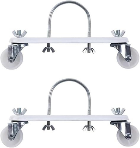 2 Piezas Ruedas para radiadores eléctricos, Ruedas para radiadores de Aceite, Soporte de polea móvil Especial para radiador, Rueda Universal para radiador, Recambio Ruedas radiadores