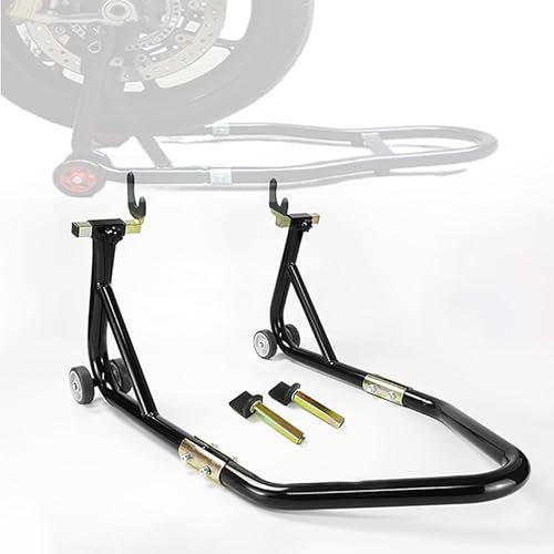 ASICPLB Motorradständer für Yamaha XS900R, Motorradständer Vorderrad Hinterrad Motorradheber Serviceständer als Transport/Montagearbeiten für Motorräder bis 800kg,A Rear Wheel