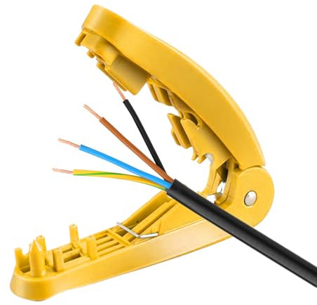 Dioeazh Crimpadora Para Cables De Red | Herramienta De Corte Y Pelado De Cables,Pinza Ergonómica Antideslizante Y Cortador Portátil Para Líneas Telefónicas Electrónicas Redes Informáticas Categoría 5
