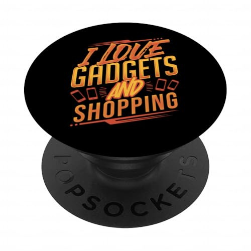 Funny Tech Gadget Lover Shopping Humor for Geeks and Coders PopSockets Adhesive PopGrip
