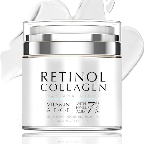 Retinol Eye Cream with Vitamin C for Dark Circles & Puffiness - Under Eye Cream, Anti-Aging Eyes Serum, Anti-Wrinkle, Firming & Brightening, Unisex Under Eyes Treatment, 50ml