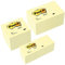 Post-it 654655P Haftnotiz Promotion Sparset, 70 g/qm, 6 x 654 + 6 x 655 + 12 x 653 gratis, gelb