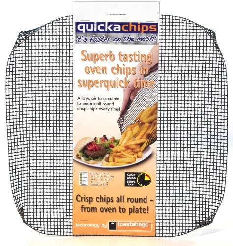 Toastbags Quickachips 4 x 4 Black Mesh 33cm Square