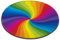 LB Runde Fläche Teppich Spielmatte, Bunte Linien Regenbogen Textur, Wohnzimmer Schlafzimmer Badezimmer Küche Zimmer weichen Teppich Bodenmatte Home Decor, 80x80cm