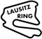 LAUSITZRING Aufkleber 12x11cm Rennstrecke Layout Formel 1 F1 Grand Prix 18 GTI in 18 Farben