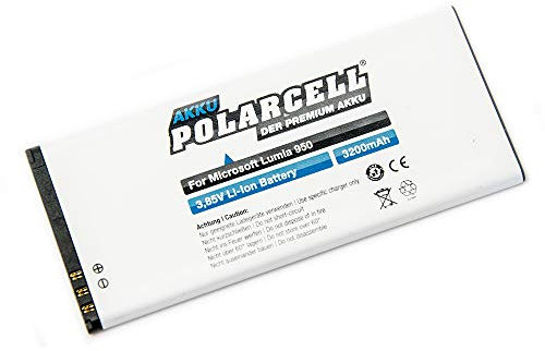 roxs Akku für Microsoft Lumia 950-3200mAh
