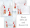 1 Schreibblock Weihnachten Wichtel 50 Blatt liniert Format DIN A5 mit Deckblatt + 15 Kuverts DIN C6 7320+BU