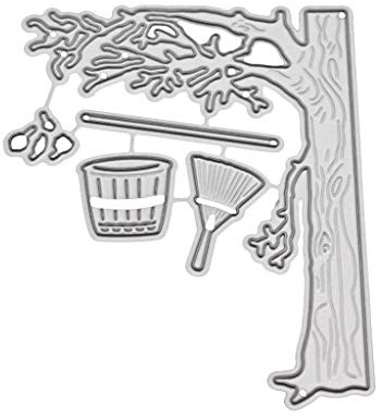 Kalttoy Stanzschablone Scrapbooking Stanzschablonen Stanzen Schneiden Schablonen Prägeschablonen Stanzformen, für Sizzix Big Shot/Cricut Cuttlebug/und andere Stanzmaschine