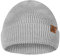 DANISH ENDURANCE Merino Mütze, Klassische Wollmütze, Warme Wintermütze, Thermo Beanie, Weich, Stretchy, Unisex, für Damen & Herren, Hellgrau, One Size