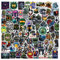 100 Stück Halo-Aufkleber von The Master Chief Collection, klassisch, cooles Schießspiel, Vinyl, wasserdichte Aufkleber für Wasserflasche, Kinder, Teenager, Erwachsene, Handyhülle, Skateboard (Halo)