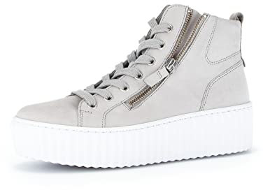 Gabor Damen Schnürstiefeletten, Frauen Stiefeletten,Wechselfußbett,Best Fitting,uebergangsschuhe,uebergangsstiefel,steam (Ice),40 EU / 6.5 UK