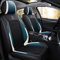Tuqiang Universal Autositzbezüge Full Set，Vordersitze und Rückbank 5-Sitze Leder Sitzbezüge,Sitzbezug für die meisten Autos, SUVs, Pick-ups,MH101,blau