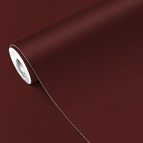 MICTER Leder Reparatur Patch, 40x300cm Kunstleder Selbstklebend, Leder Patch Kit Selbstklebende Lederflicken für Sofas, Autositze, Möbel, Handtaschen, Jacken (Weinrot)
