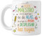 BAOBAB REGALOS Un buen Maestro Es El que Te Ayuda a Desplegar Las Tuyas - Taza Profesores y Profesoras Fin De Curso - maestro - maestra. Cerámica blanca Ideal Para Beber Café
