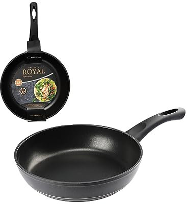 GALICJA Bratpfanne Für Pfannkuchen ROYAL – – Crêpe-pfanne – Bratpfanne – Pfanne Klein – Frying Pan – Kleine Pfanne – Antihaft Pfanne – Omlettenpfanne – Pfanne Gasherd 18cm