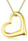 TANGPOET Ashes Necklace 925 Sterling Silver Gold Urn Necklace Memorial Cremation Jewellery for Ashes Heart Keepsake Pendant for Mum Dad Women Men Pet with Funnel Filler Kit
