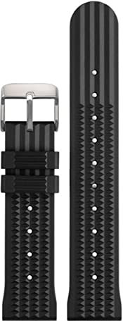 EZZON Gummi-Armband für S-eiko 007 Gear S2 S3 Hua wei watch2 pro Armband Sport Tauchen Silikon Ersatz Strap Handgelenk Gürtel, 22 mm, Achat