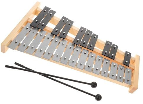 Professionelles hölzernes Sopran-Glockenspiel in voller Größe, Xylophon-Schlaginstrument Glockenspiel Set