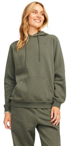 Jack & Jones Damen Jxabbie RLX Ls Every Hood SWT Noos Sweatshirt, Grape Leaf/Detail:Rosin Jjxx Logo, XS EU
