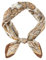DAMILY 90 x 90 cm Wild Rag Cowboy-Schals für Herren, Großes Rancher-Halstuch mit seidenartigem Gefühl, Übergroßes Western-Bandana (Braun)